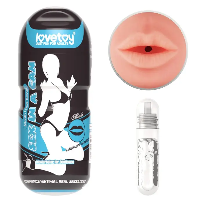 Sex In A Can – Mutes Stamina Tunnel masturbators, CyberSkin – 16 cm