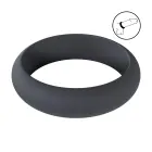 LEVELZ Wide O silikoonist peenis võru – L – 42 mm – must — Foto 6