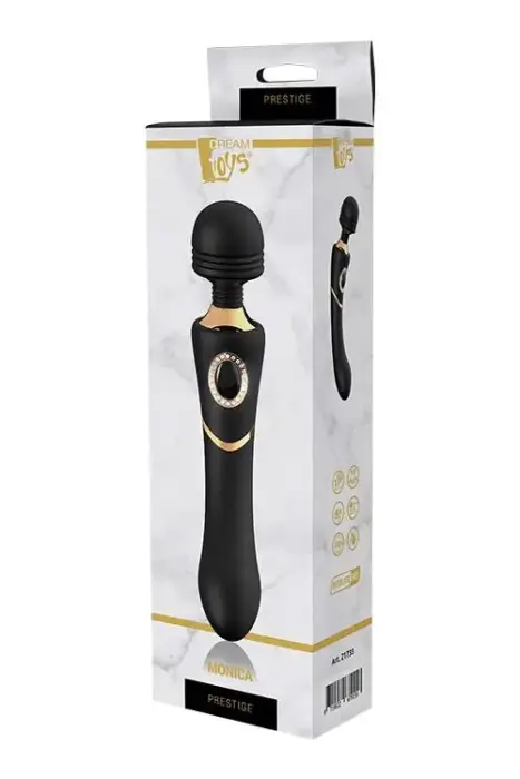 PRESTIGE MONICA wand vibrators – 24 cm (9.4″) – melns