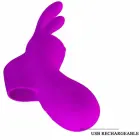 PRETTY LOVE Smart Rechargeable Thimble ar rabbit pirksta vibrators — Foto 7