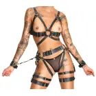 ZADO Leather Harness Set – Black – S/M — Photo 5