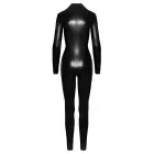 Noir Overall Zip Catsuit with Snakeskin Pattern – L — Photo 7