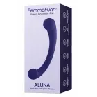FemmeFunn Aluna Dual Stimulating Vibrator – purple – SOFTFEEL™ – 20.2 cm — Photo 1