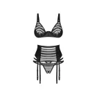 Lune Bellis 3-piece lingerie set – Black – XS — Photo 11