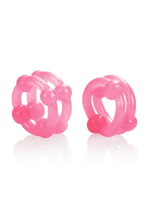 Island Rings Double Stacker – Pink