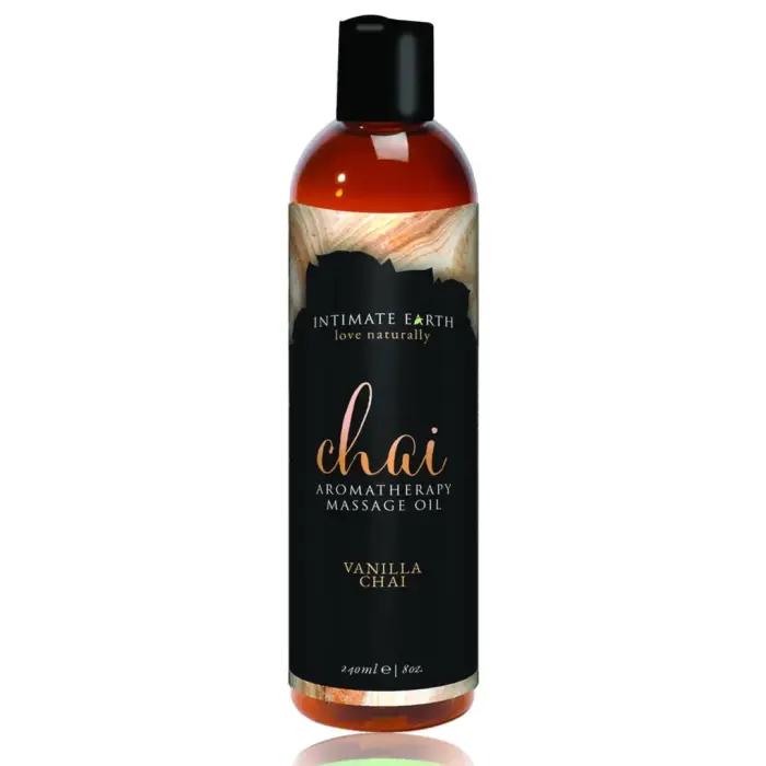 Intimate Earth erotiskā masāžas eļļa – Chai & Vanilla – 120 ml