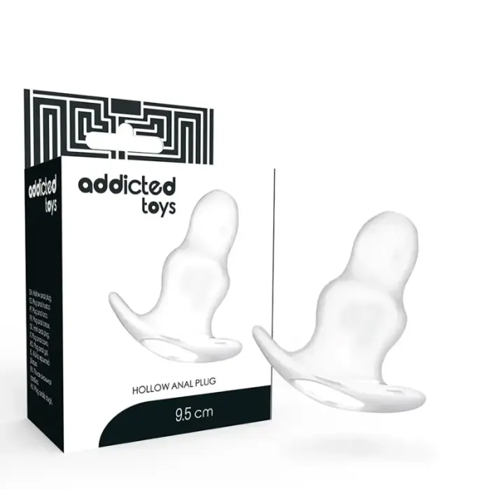 Addicted Toys vidutinis analinis plėtiklis – 9.5 cm – Skaidrus