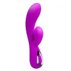 PRETTY LOVE-HONEY Divu motoru uzlādējamais USB vibrators – 19 cm (7.5″) – rozā — Foto 3