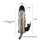 BAILE - BRAVE MAN Multi-Speed Vibration Penis Sleeve – 15 cm — Photo 3