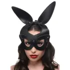 Bad Bunny Rabbit Mask with Studs – Black Photo