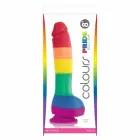 NS Novelties Pride Edition Rainbow Dildo – 19 cm (7.5″) – Multicolored — Photo 2