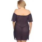 VENEA L+ прозрачная сорочка с кружевным декольте – L Фото num