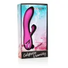 Malibu Minx кролик-вибратор с функцией всасывания – розовый — Фото 2