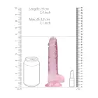 Realistic Dildo with Balls – 18 cm (7″) – Pink — Photo 5