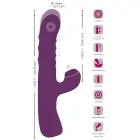 Javida 3 Function Rabbit Vibrator with Thrusting and Knocking Function – 24 cm (9.3″) – Pink — Photo 13