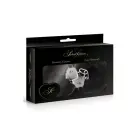 Metal Glamor Handcuffs with Removable Fur – Black — Photo 2
