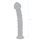 Glas Mr. Swirly stikla dildo – 25.5 cm (10″) – caurspīdīgs — Foto 7