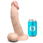 b-Vibe Slipskin išlenktas dildo – 22.3 cm (8.8″) – kūno spalva Photo