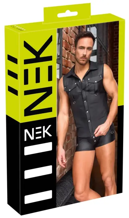 NEK Sleeveless Shirt – Black – L