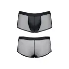 RFP Regnes Fetish Planet Wet Look and Mesh Shorts – Black – L — Photo 4