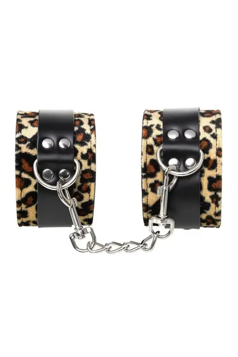 Anonymo handcuffs, PU leather, print, 27 cm Foto 4