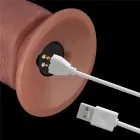 LoveToy Dual Density Power Cock – вибрирующий реалистичный дилдо – 10,5" – 10 режимов — Фото 7