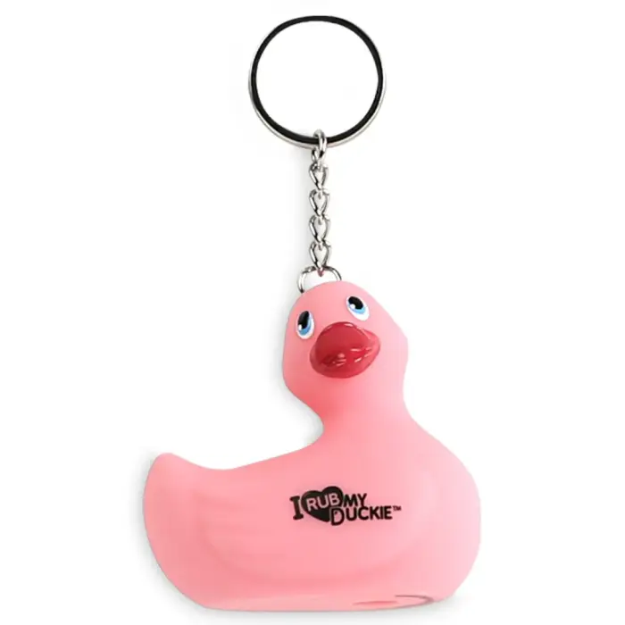 Big Teaze Toys I Rub My Duckie розовый брелок - Миниатyрный аксессуар-уточка