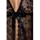 Casmir Jessie Peignoir with Thong – Black – XXL/XXXL — Photo 2