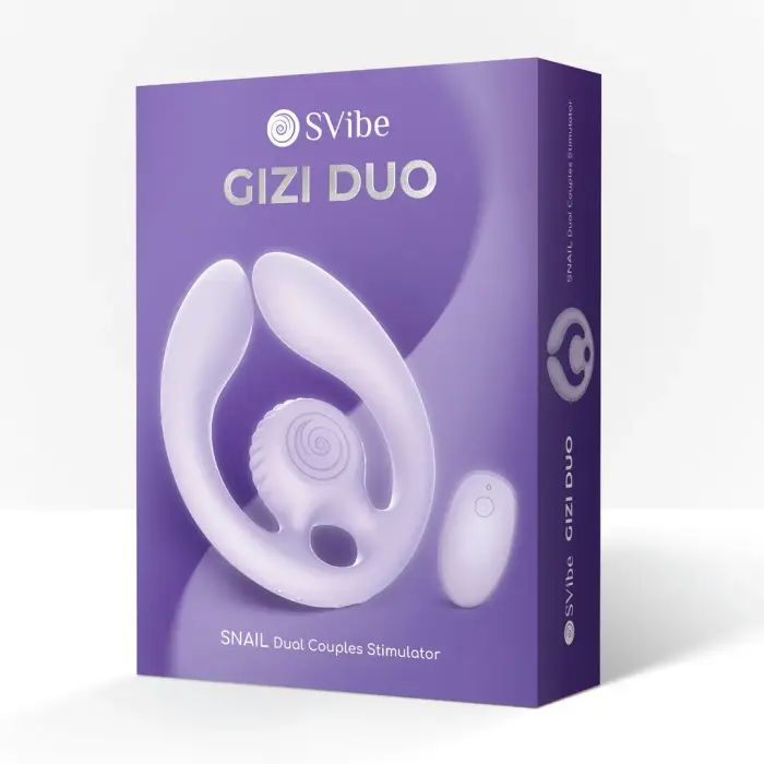 SVibe Snail GIZI Duo Dual Couples Stimulator - Purple