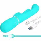 Pretty Love Shania BW-500041-1 Triple Function Vibrator – Blue — Photo 9