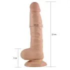 LoveToy Real Extreme Large Dildo – realistlik dildo – PVC – lihatooni – 21,6 cm — Foto 7