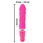 Sweet Smile sildošais vibrators – 23 cm (9″) – rozā Foto 10