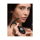 Premium Weighted Silicone Anal Plug – S – Black — Photo 3