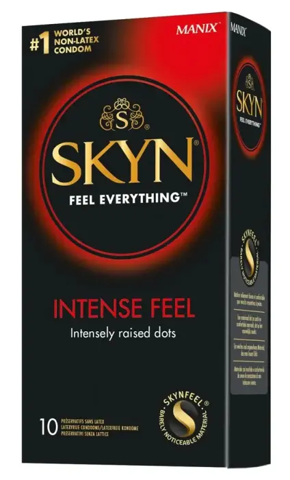 SKYN Intense Feel Ribbed Condoms – 10 pcs