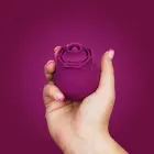 Skins Rose Buddies Flutterz – rožės formos tapšnojantis vibratorius – bordo — Nuotrauka 4
