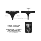 PANTY LOVER Thong with Hidden Vibrator Pocket – Black – XL — Photo 4