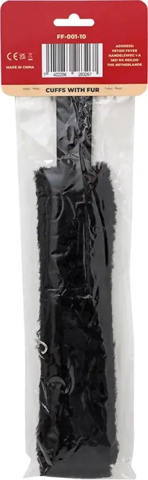 Fetish Fever - Cuffs With Fur - Black Photo
