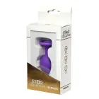 Star Collection Purple Anal Plug M – Purple Stone — Photo 1