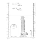 Realistic Dildo with Balls and Suction Cup – 19 cm (7.4″) – Clear — Photo 5