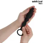 Addicted Toys силиконовая анальная пробка с кольцом Model 5 – 23.5 cm – Черный — Фото 3