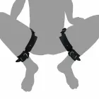 Leather Thighs Restraints – Black — Photo 2