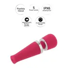 CARESSE Travel wand вибратор – 11 см (4.3″) – красный — Фото 5