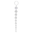 Platinum X-10 Anal Beads – 3 cm – Silver — Photo 1