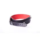 Kiotos Basic Leather Collar – Red — Photo 1