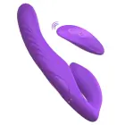 FFH Her Ultimate bezsiksnas strapon vibrators – 22.2 cm (8.75″) – rozā — Foto 2