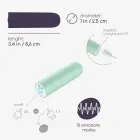 Quackers įkraunamas kulkos vibratorius – 8.6 cm (3.4″) – žalias — Nuotrauka 6