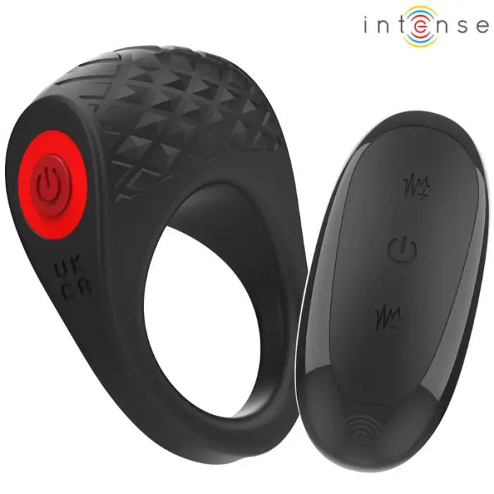 INTENSE Clover Vibrating Ring with Remote – Black