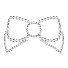 Bijoux Indiscrets Mimi Bow – наклейки на тело – серебристый — Фото 2