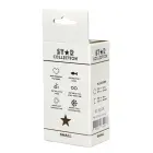 Star Collection – Розовая анальная пробка S со светло-голубым камнем — Фото 2