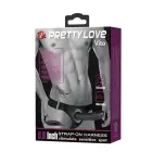 PRETTY LOVE Vito strapon vibrators – 17.3 cm (6.8″) – melns Foto 8